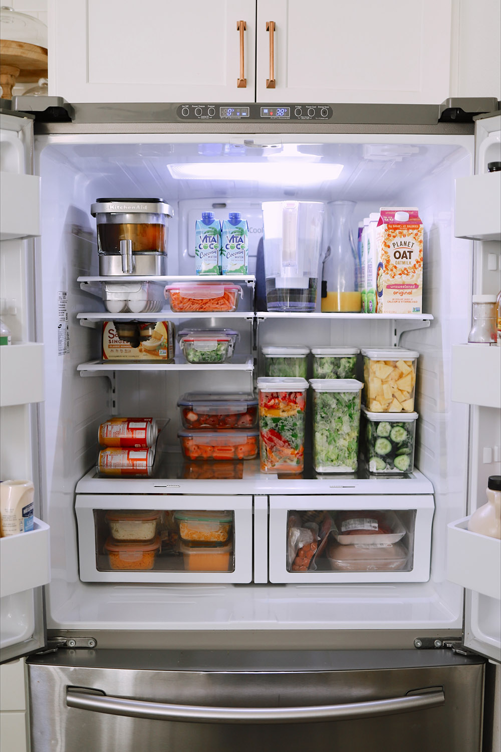 How to Organize French Door Refrigerator