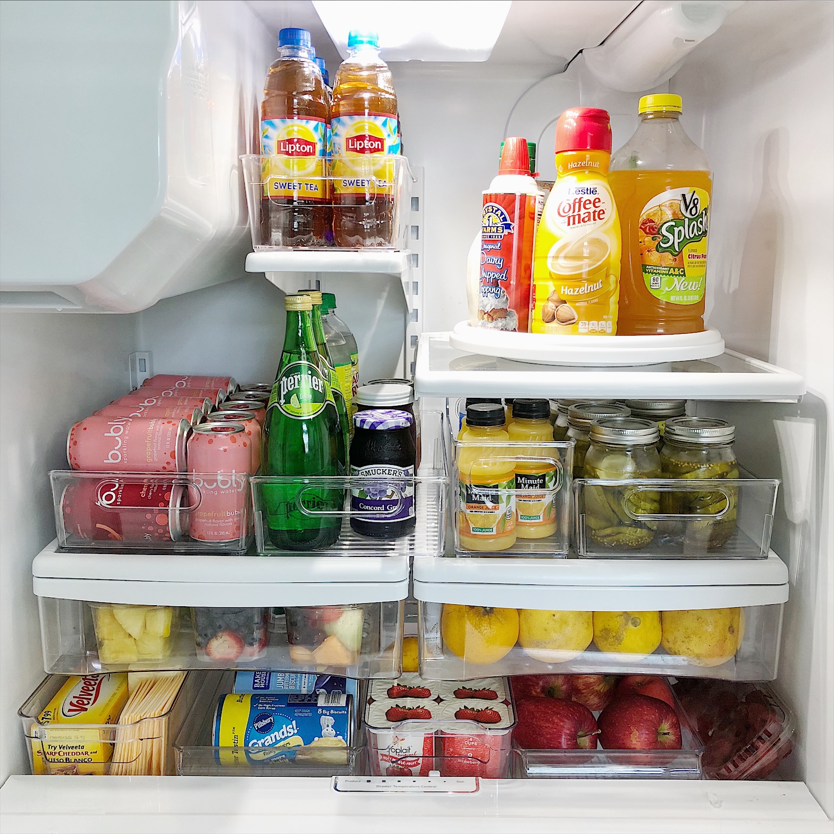 refrigerator organization 