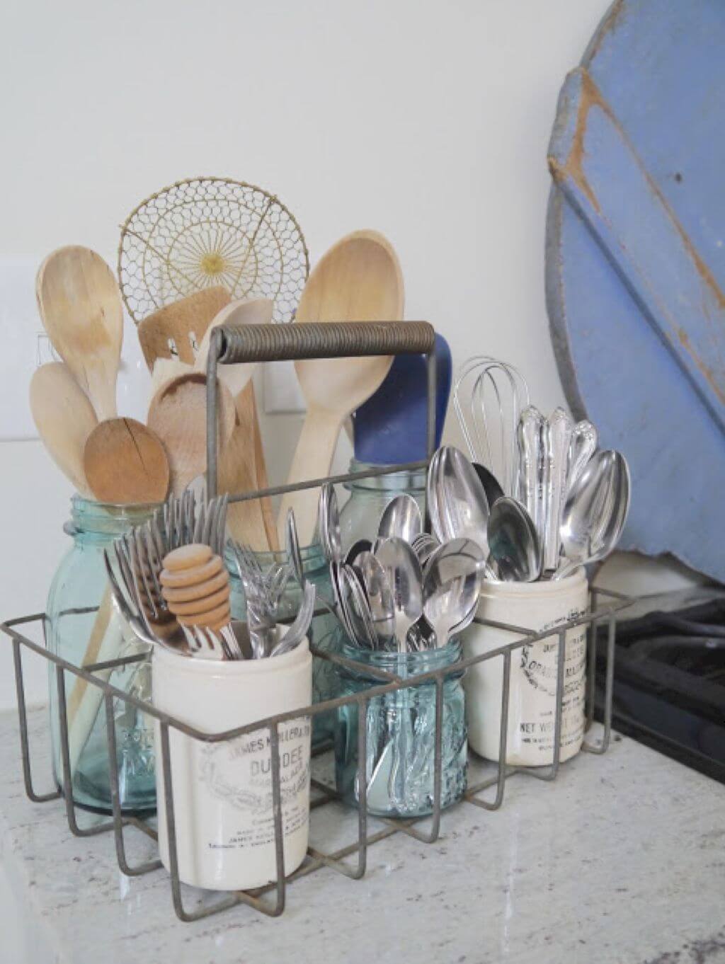 kitchen countertop organization