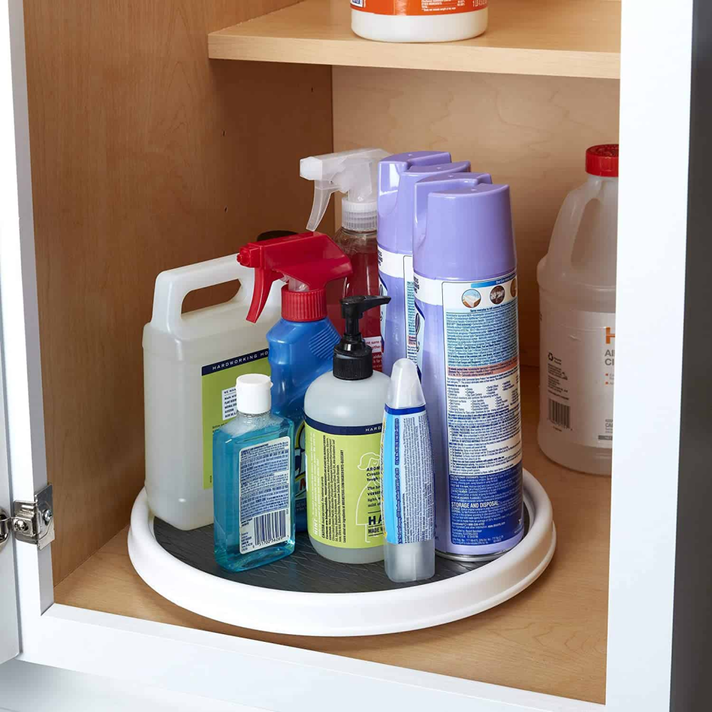 Lazy Susan for under the sink cabinet