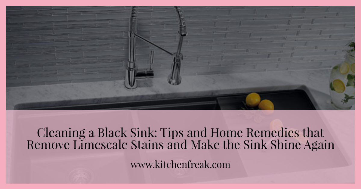 cleaning-a-black-sink