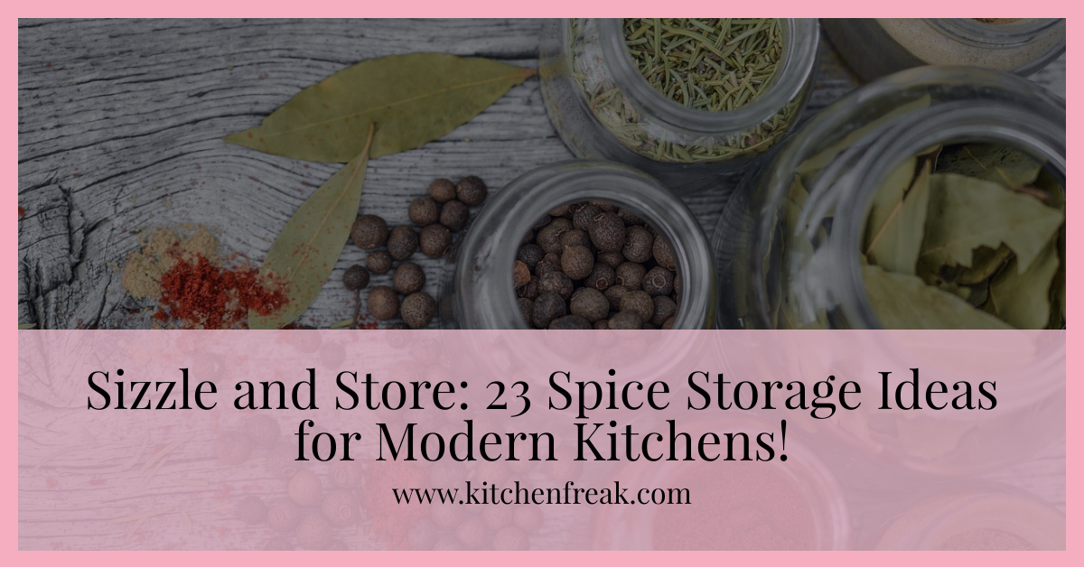 spice storage ideas for modern kitchens