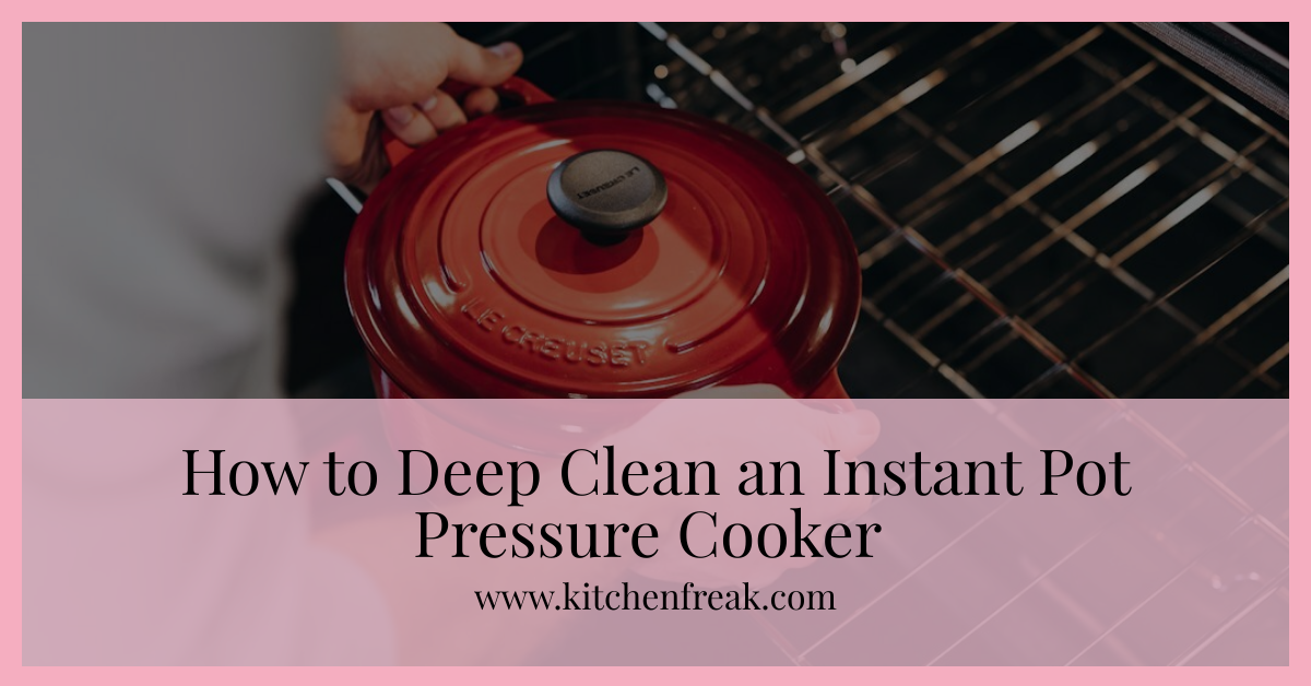 how to clean instant pot