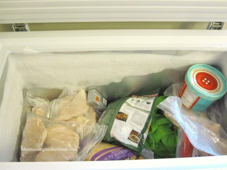 Defrost and cleaning freezer
