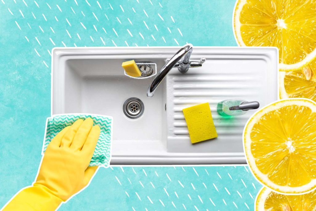 Cleaning with lemons